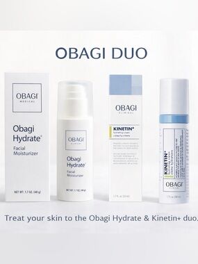 OBAGI Medical 🌟 Skincare Duo || Hydrate 💧 Facial Moisturizer & Kinetin Cream 💫